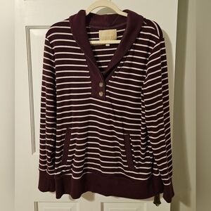 Banana Republic striped pull-over